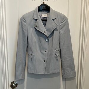 Akris Punto, light periwinkle cotton blazer